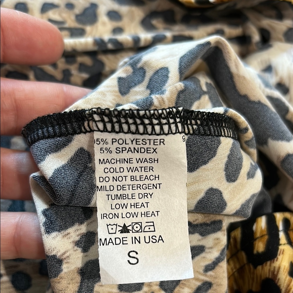NWOT - FASHQUE STUDIO Leopard Print Women's Duster - Picture 5 of 10